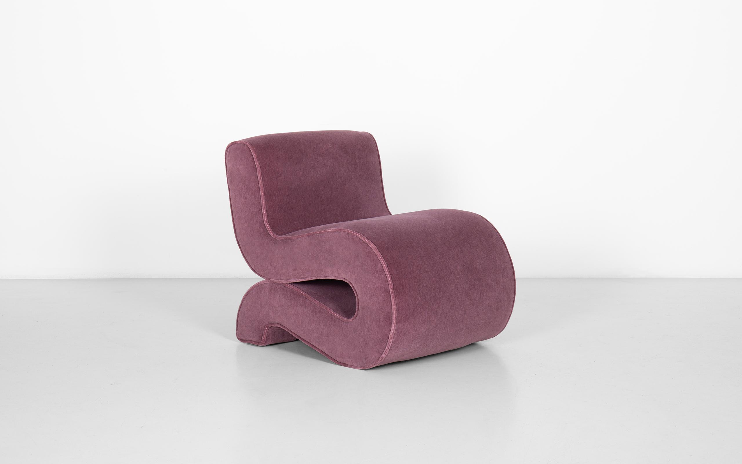 Noodle armchair Augusto Betti Paradisoterrestre