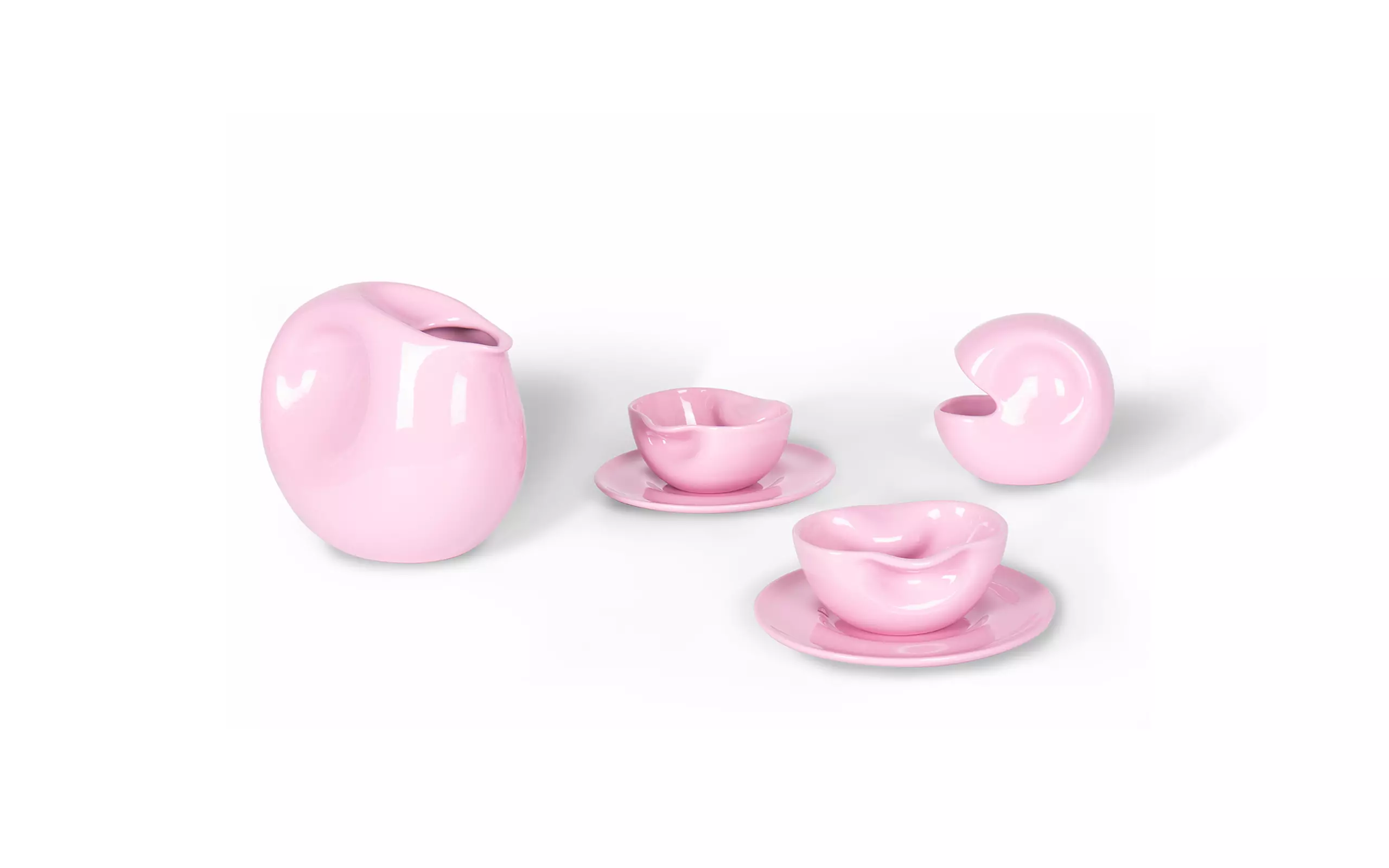Tea set 75 Augusto Betti Paradisoterrestre
