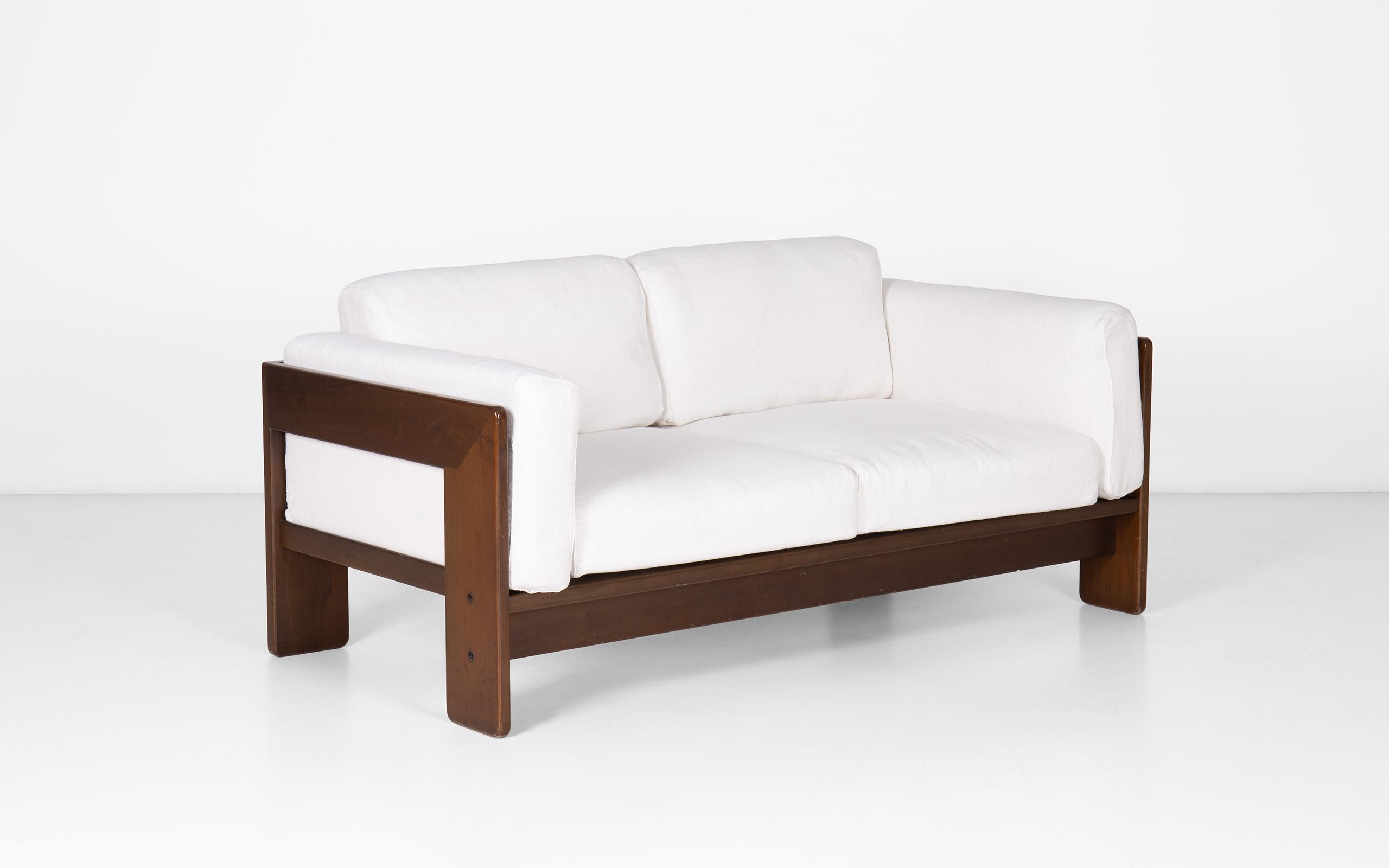 Bastiano 2 seater sofa canvas Tobia Scarpa